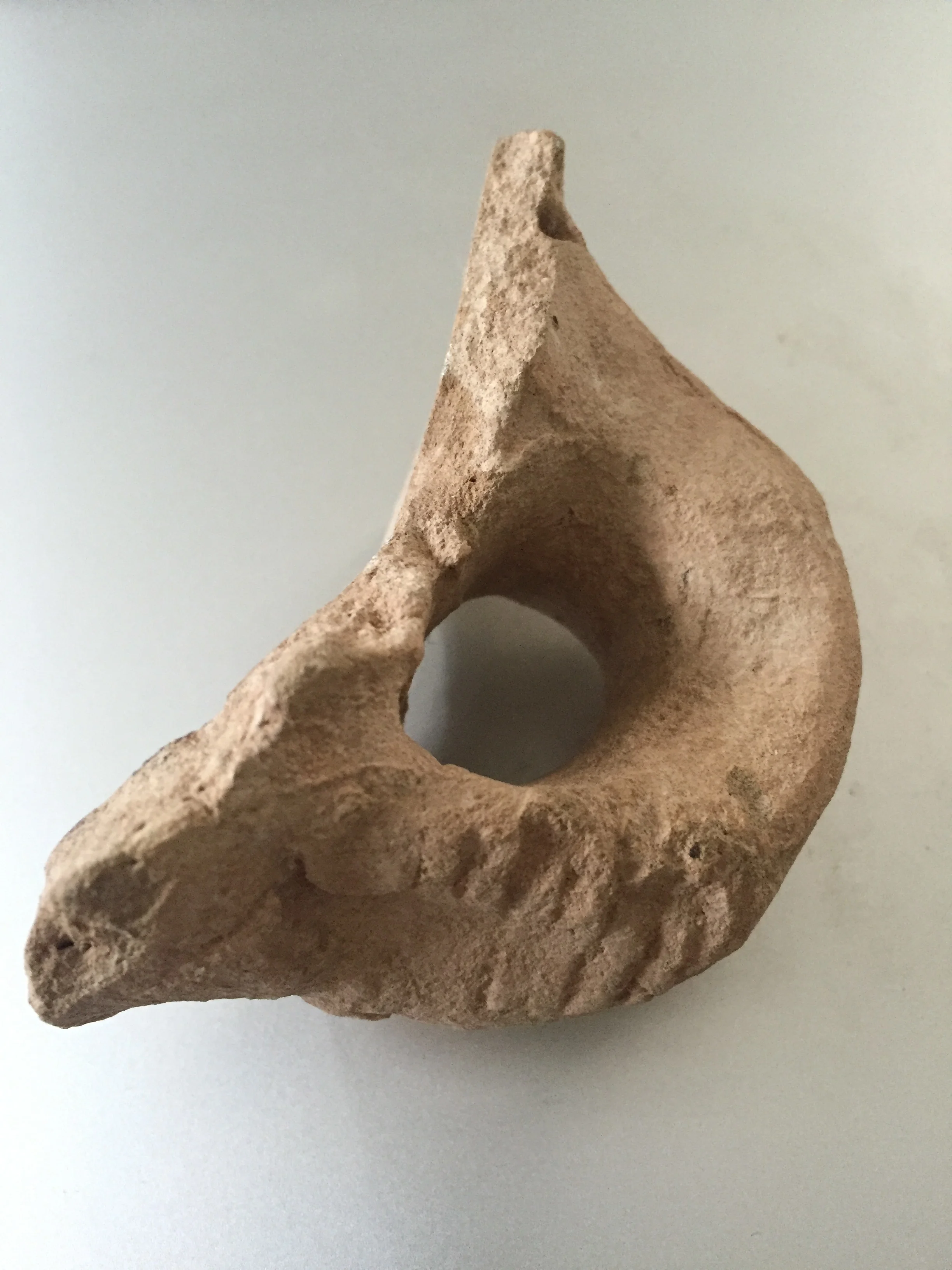 Urn handle recovered beside Megiddo Church, Israel.