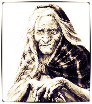 The Cailleach: Winter Witch Goddess.