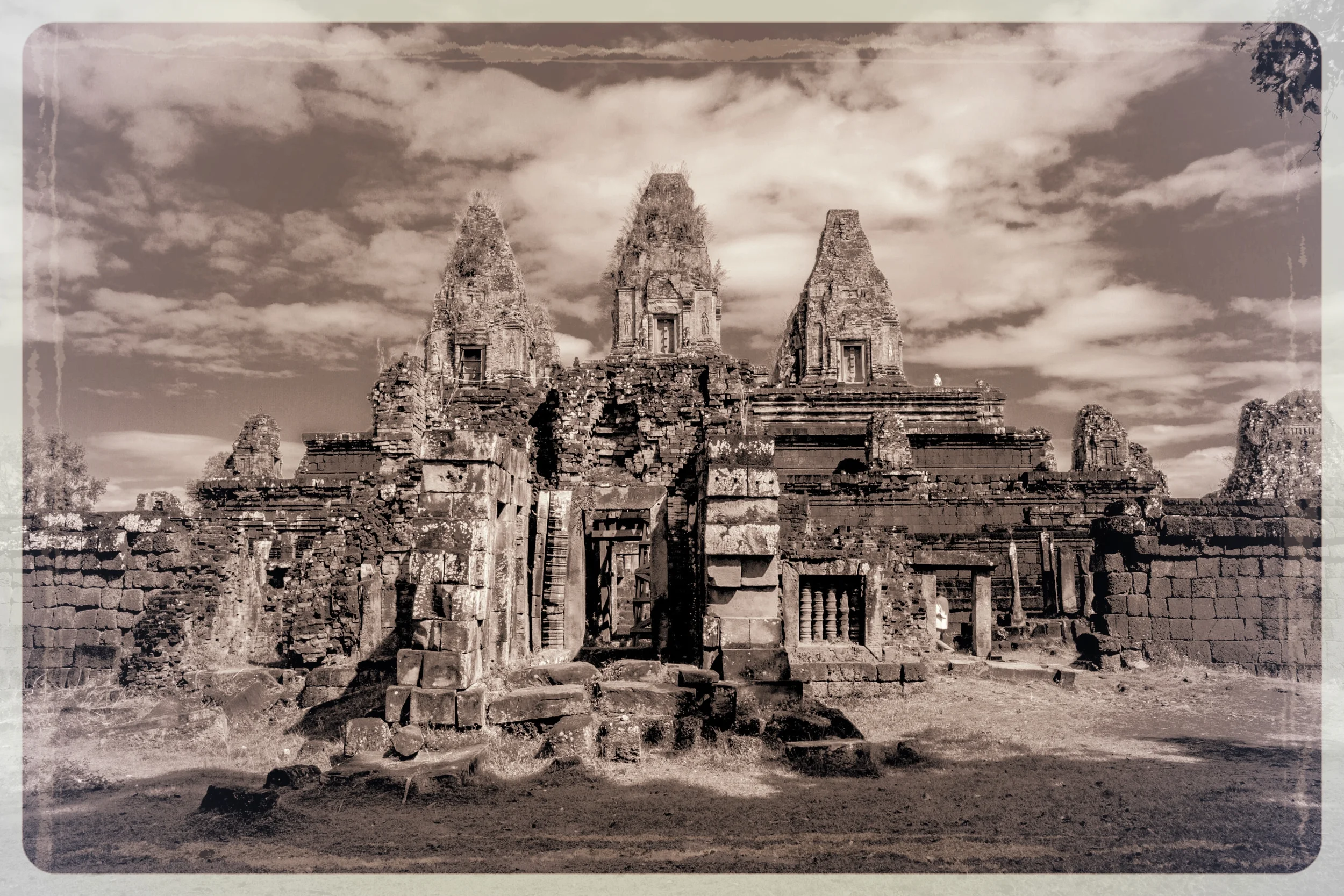 Prae Rup Temple, Angkor, is located just south of the East Baray, or eastern reservoir, and is featured in Part 2. ©ashleycowie.com