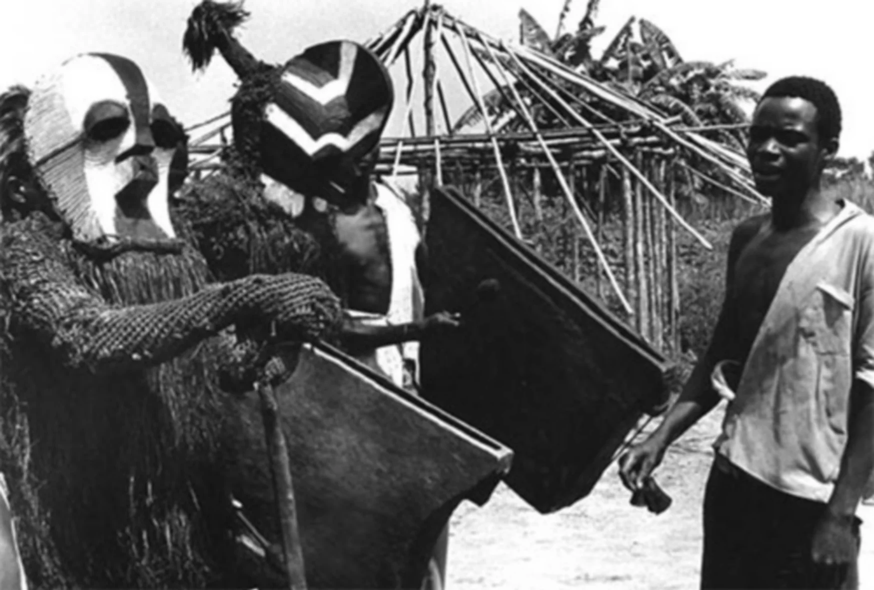 Mask of elder; village kikomo, kiloshi chiefdom, Eastern Songye