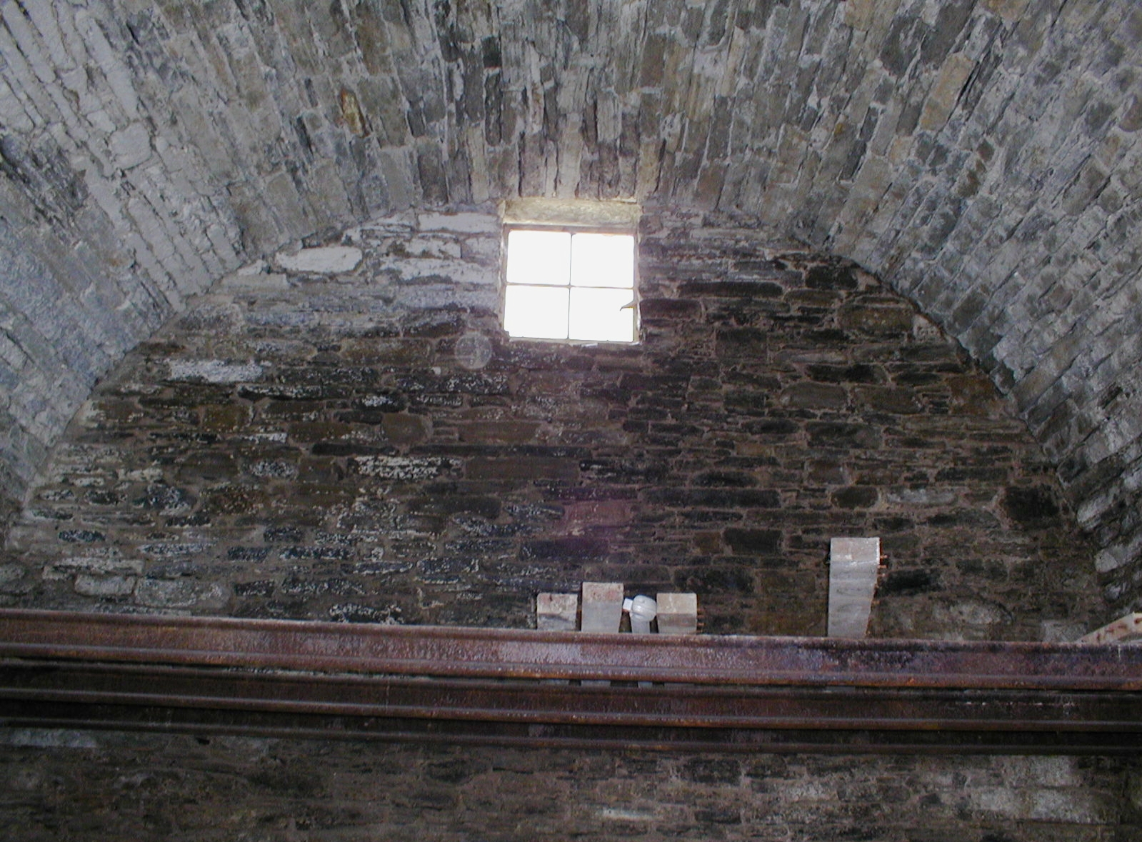 Upper window in Scrabster Ice House
