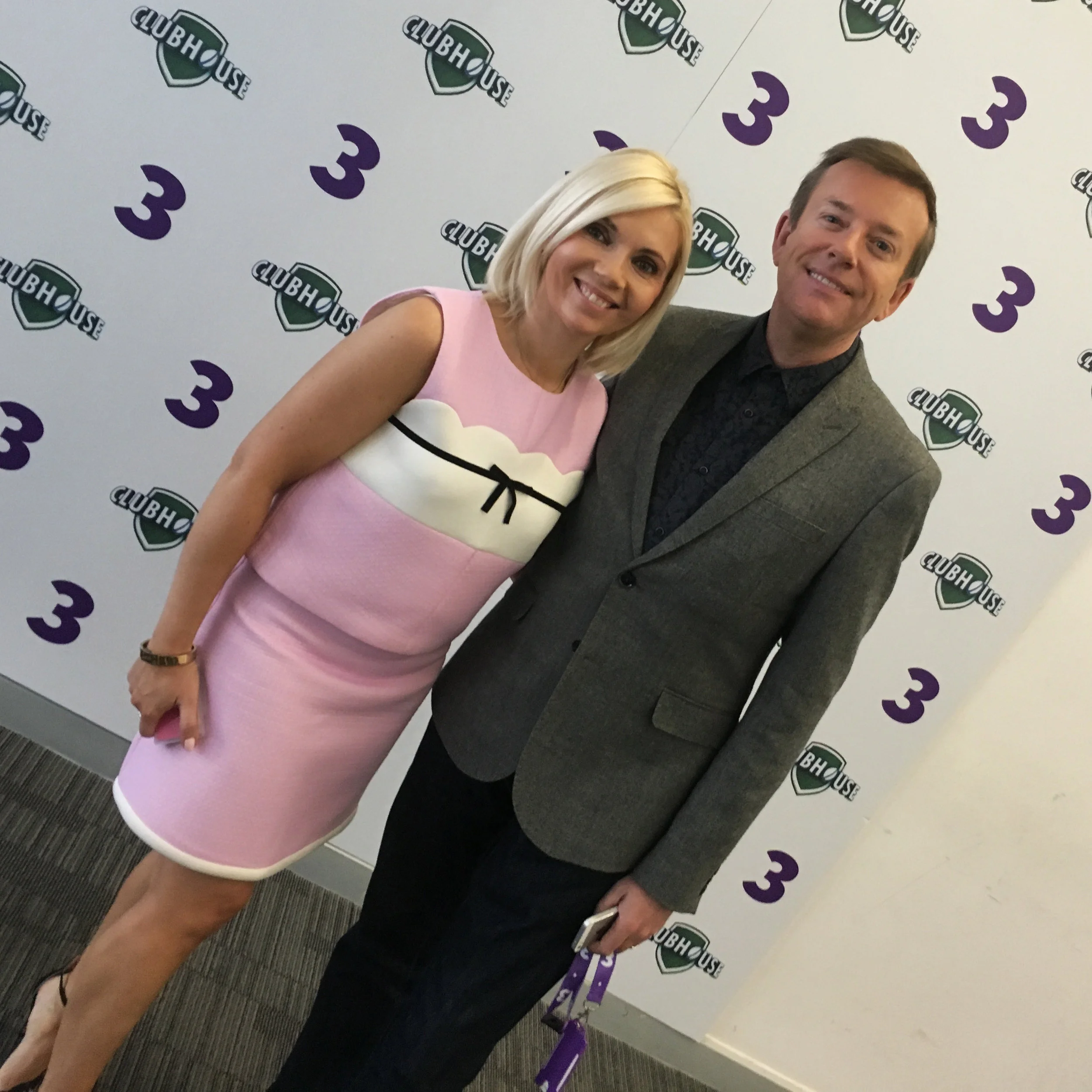 Meeting Alan Hughes and below with the lovely Sinéad Desmond who was an absolute pleasure to meet!