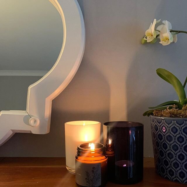 Mindfulness practice teaches us that no matter how stormy it can get there is always a way to find our own stillness when take a moment to do within... to pause... to breathe ✨ the simple act of lighting a candle and watching it flicker while the win