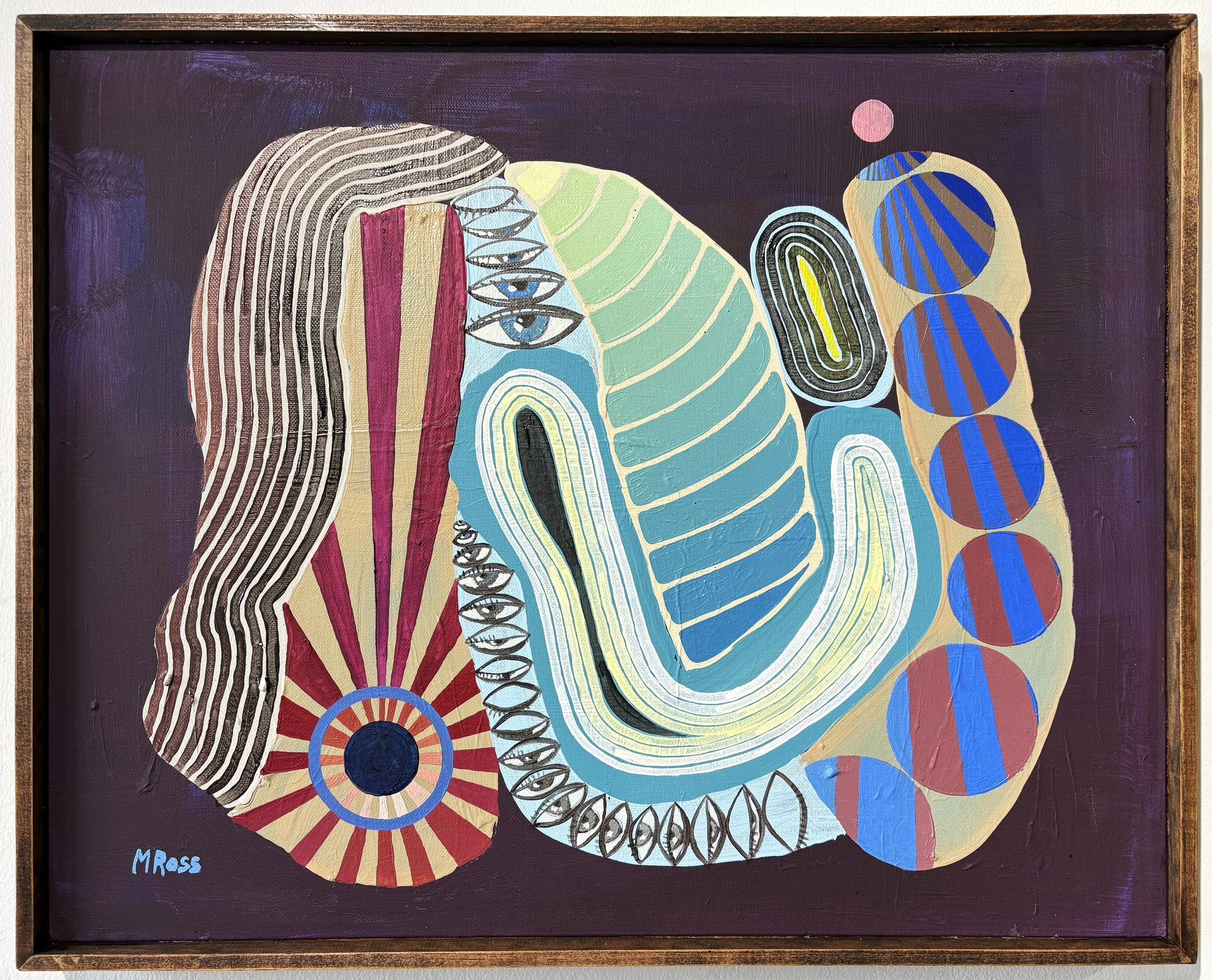 "Richard Brautigan Walking the Haight in His Hat" original painting