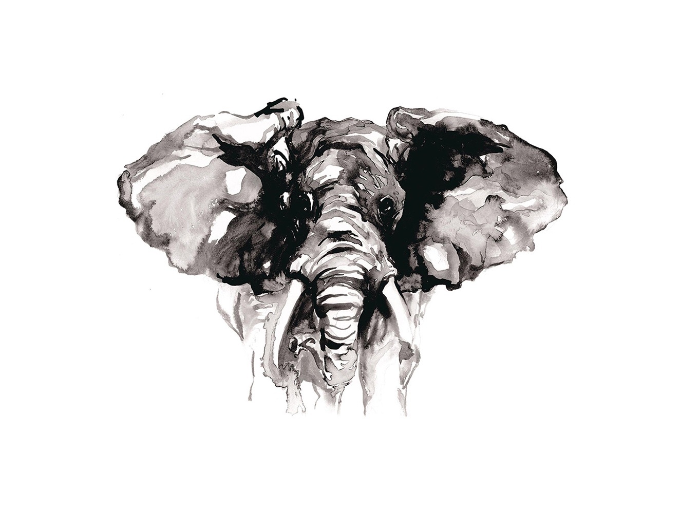 %E2%80%98Elephant%E2%80%99.++Fine+Art+Print+by+Artist%2C+Dana+Trijbetz.++Original+Ink+Painting+made+as+a+Gicle%CC%81e+Print+on+100%25+Cotton+Paper.++African+Animals+Collection.++Image+2+of+3.jpg
