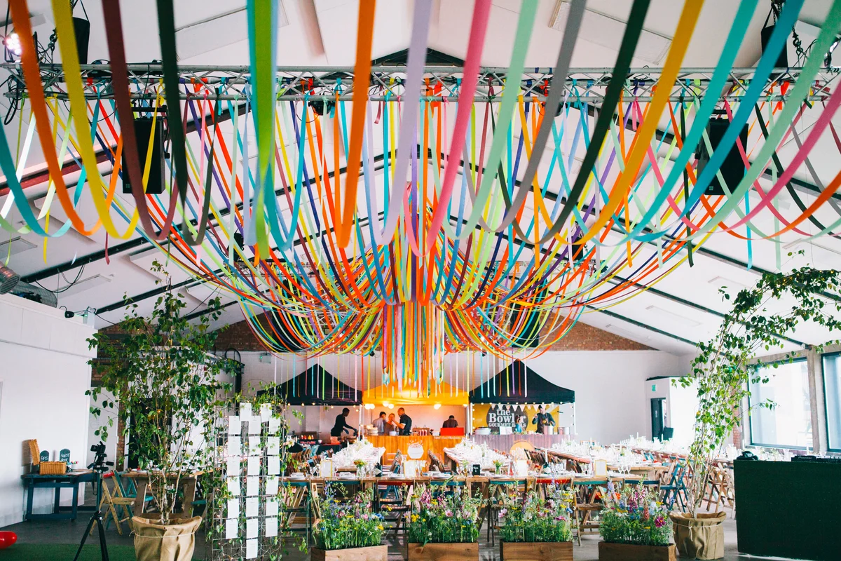 Large warehouse wedding venue