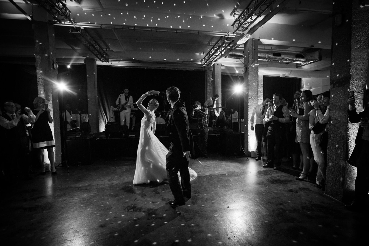 Wapping studio and warehouse wedding venue