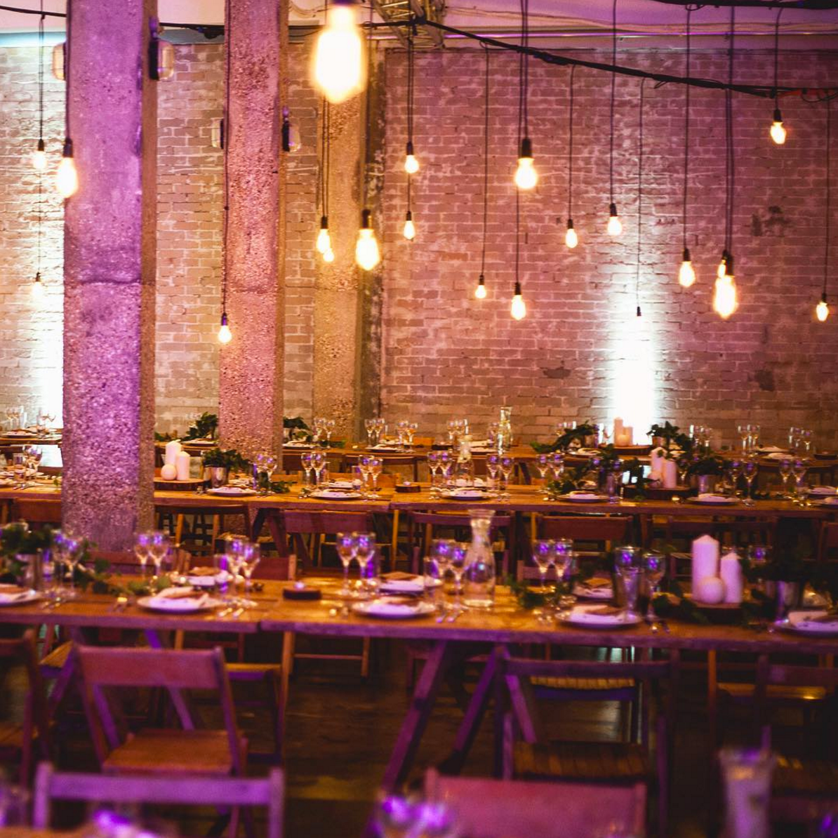 Wapping warehouse and studio wedding venue