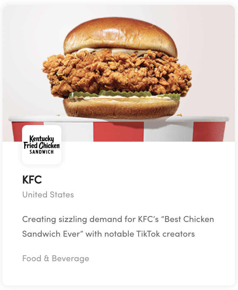 KFC Case Study | TikTok