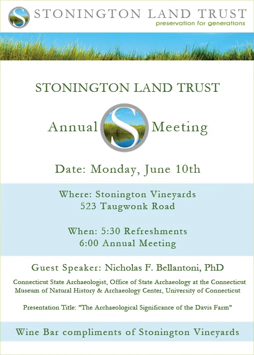 Events — STONINGTON LAND TRUST