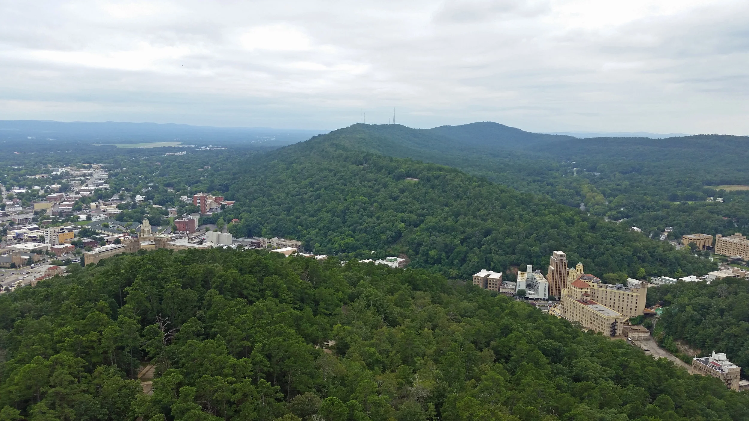 Overlook of Hot Springs, Arkansas
