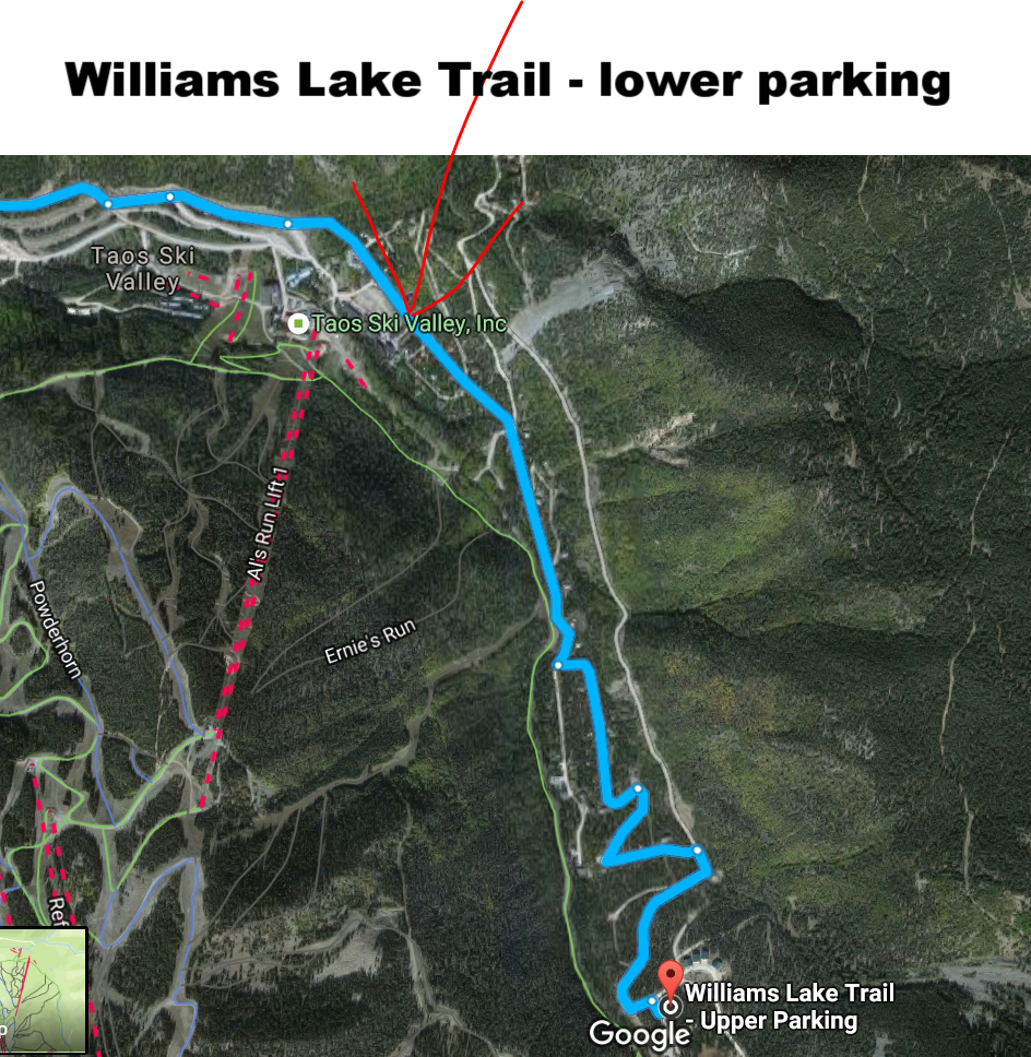 Williams lake Trail -Upper Parking.PNG