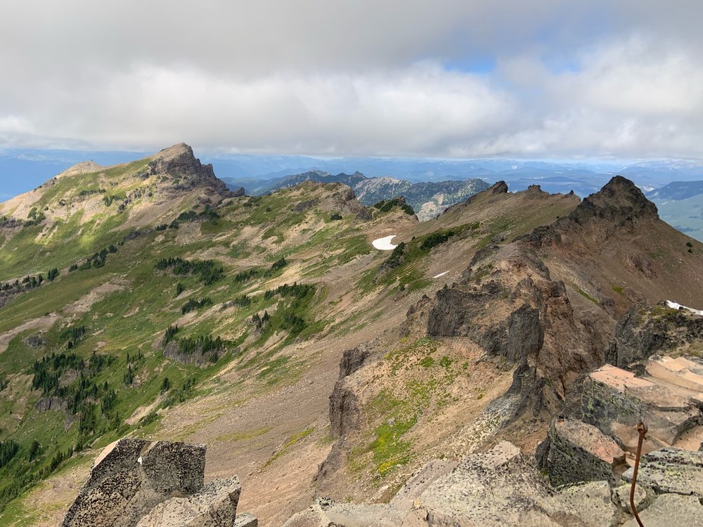 View towards Rainier from Hawkeye Point