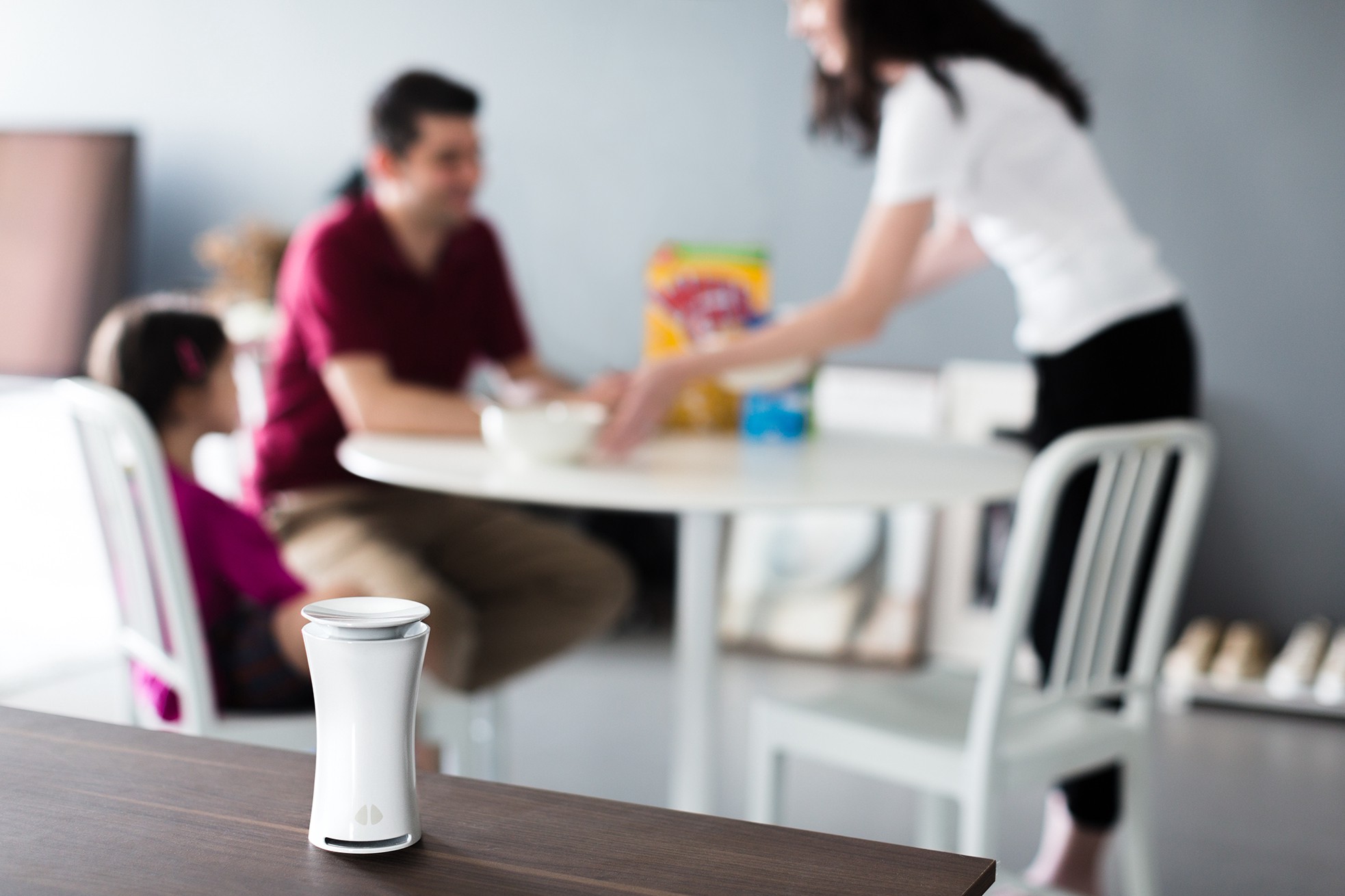 uHoo quietly monitors air quality within a home. | Source: Uhoo air site