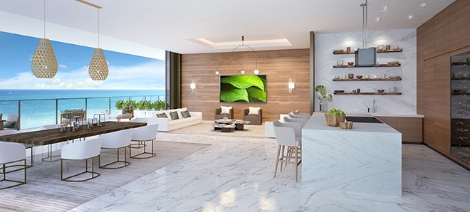Muse Residences, in Sunny Isles, Florida, was developed in partnership with wellness firm Delos. | Source: Delos press release
