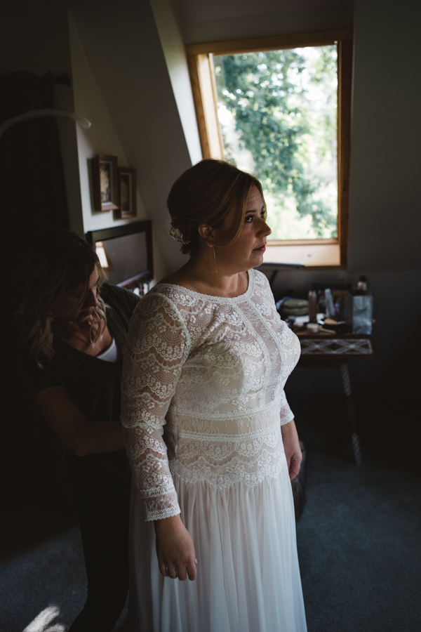 Katie + Trevor Spokane Barn Wedding