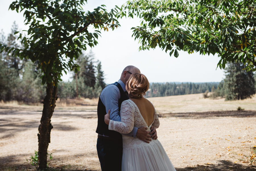 Katie + Trevor Spokane Barn Wedding