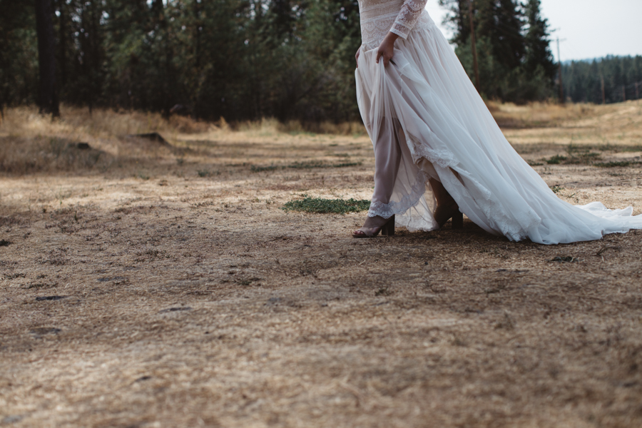 Katie + Trevor Spokane Barn Wedding