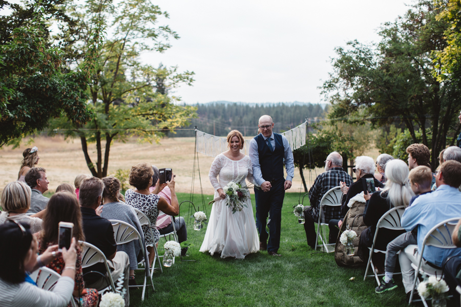 Katie + Trevor Spokane Barn Wedding