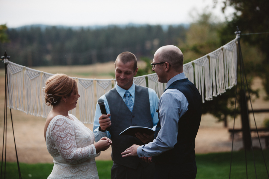 Katie + Trevor Spokane Barn Wedding