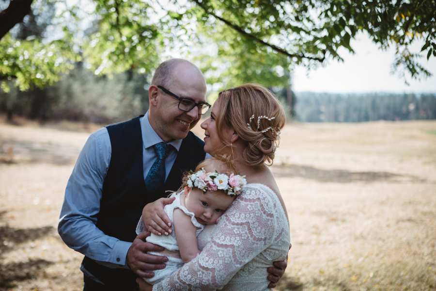 Katie + Trevor Spokane Barn Wedding