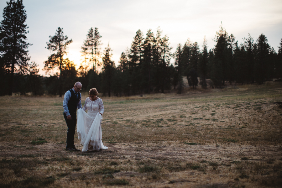 Katie + Trevor Spokane Barn Wedding