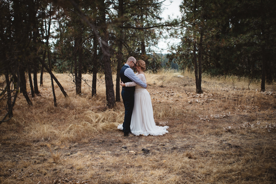 Katie + Trevor Spokane Barn Wedding