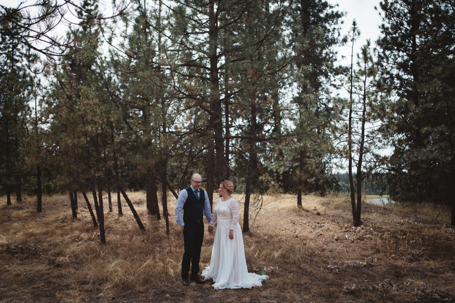 Katie + Trevor Spokane Barn Wedding