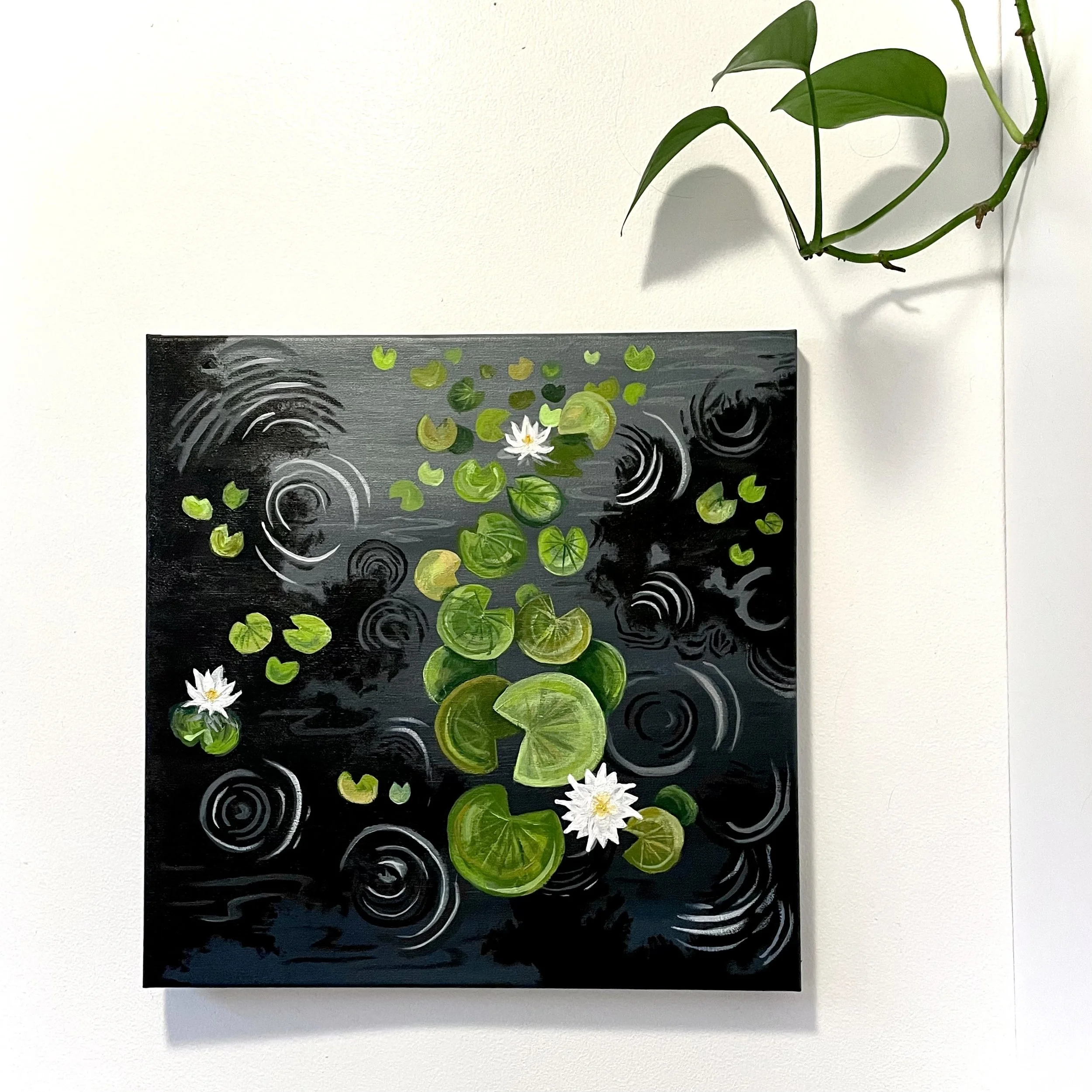 "Lilly Pads"
14"x14"