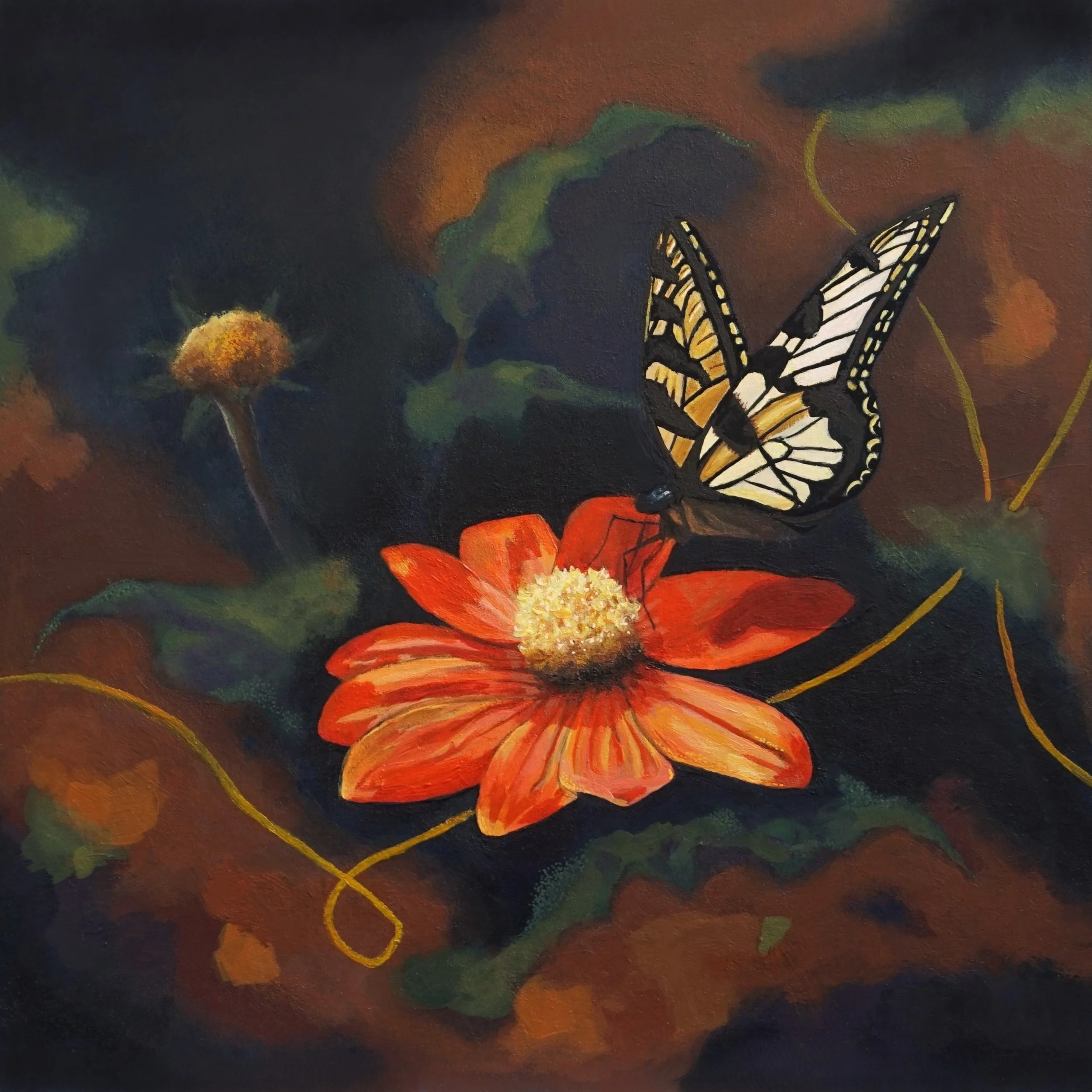 "Butterfly Away" 12"x12"