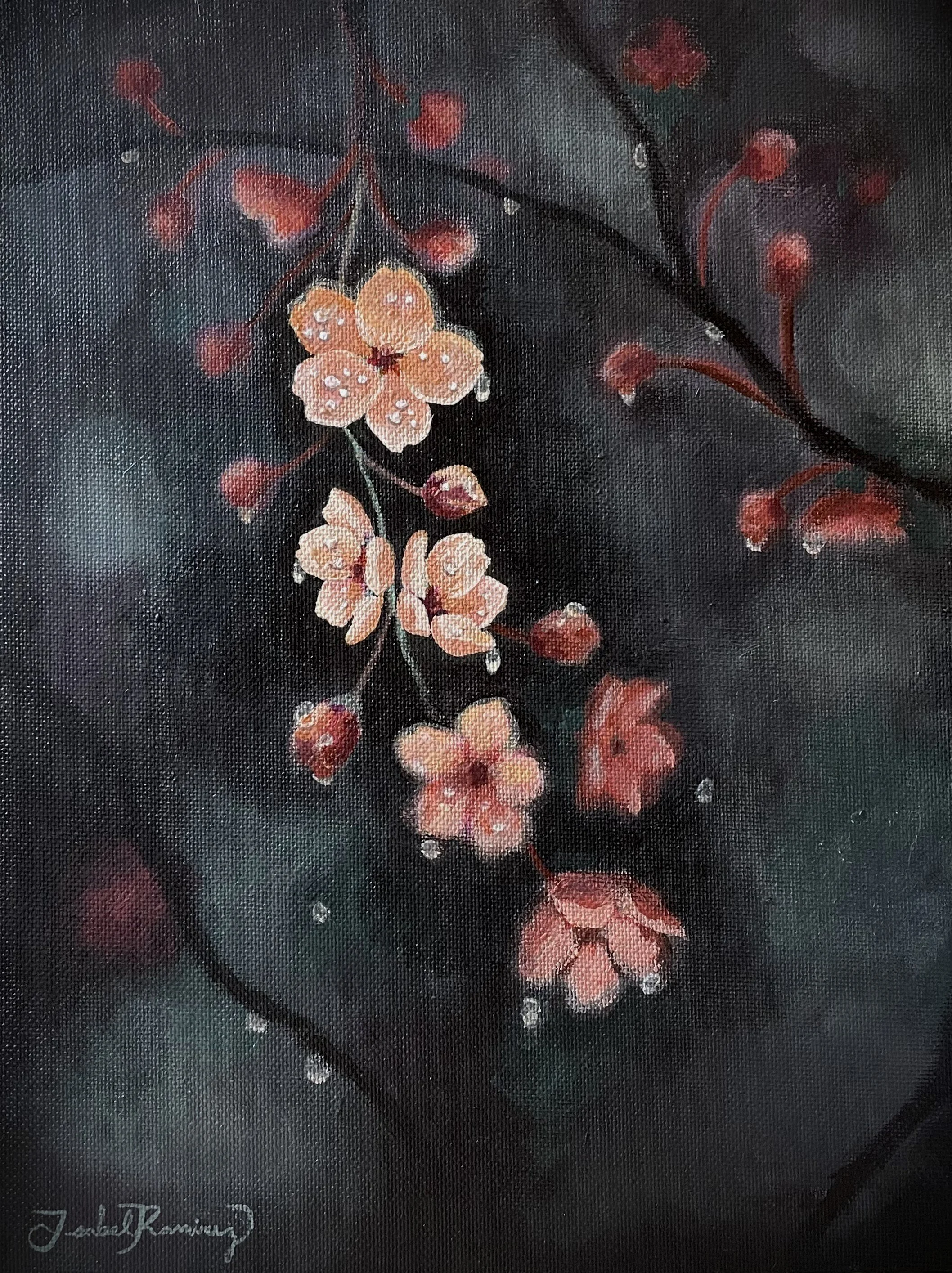 "Cherry Blossoms" 9"x12"