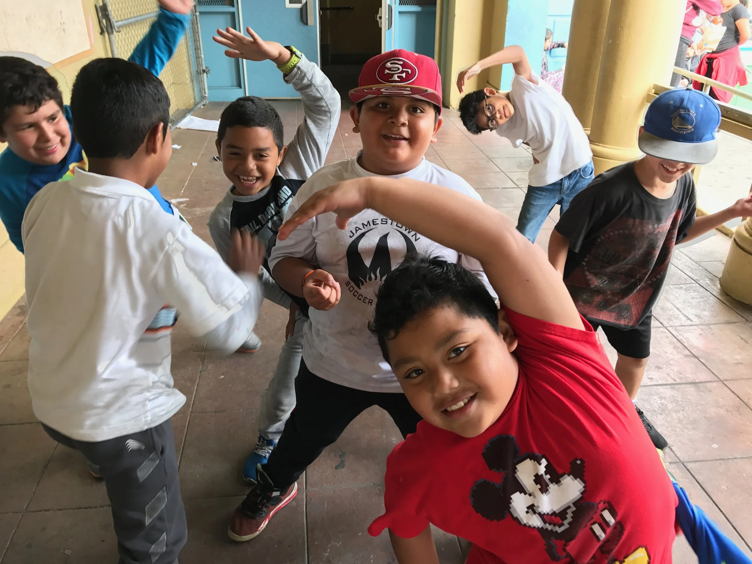 The third grade boys at Buena Vista Horace Mann K-8 named themselves the "Meditating Gamers" and learned about mindfulness through activities such as meditation, yoga and glitter calm jars (as seen in the photo to the right). Their credo: "Be kind, be curious, be thoughtful, be responsible."