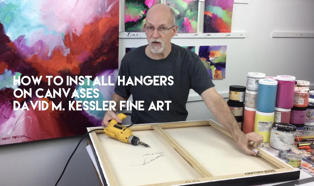 How to Install Hangers on Canvases