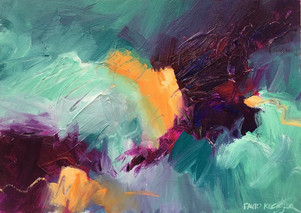 "Saltwater 21" 22x30 Acrylic on Paper
