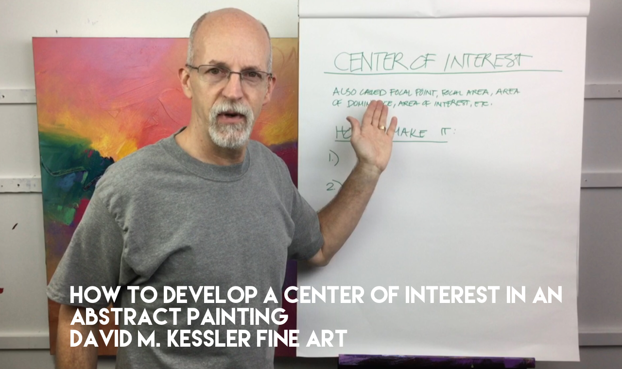How to Develop a Center of Interest in an Abstract Painting