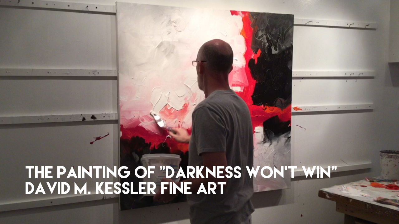 The Painting of "Darkness Won't Win"