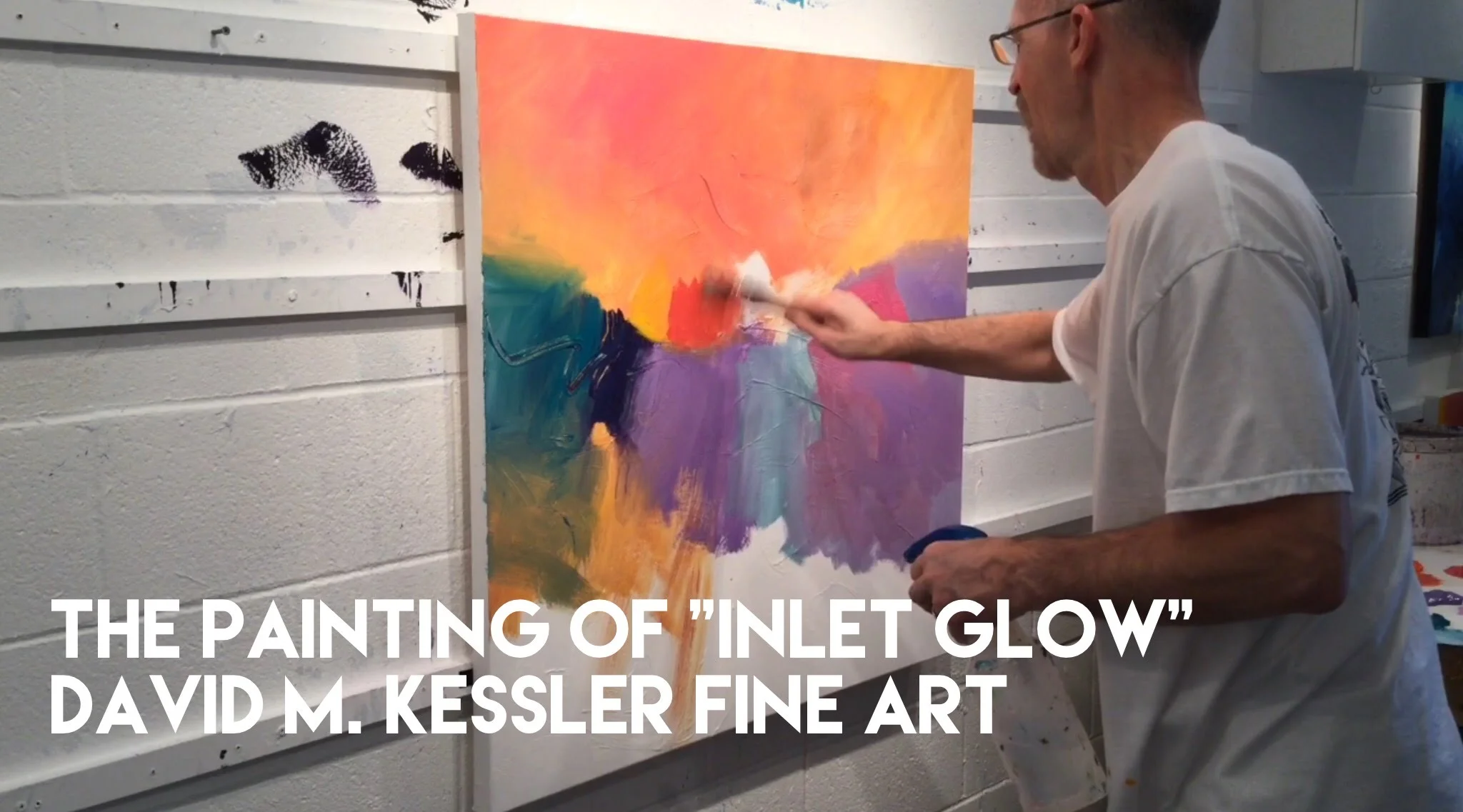 The Painting of "Inlet Glow"