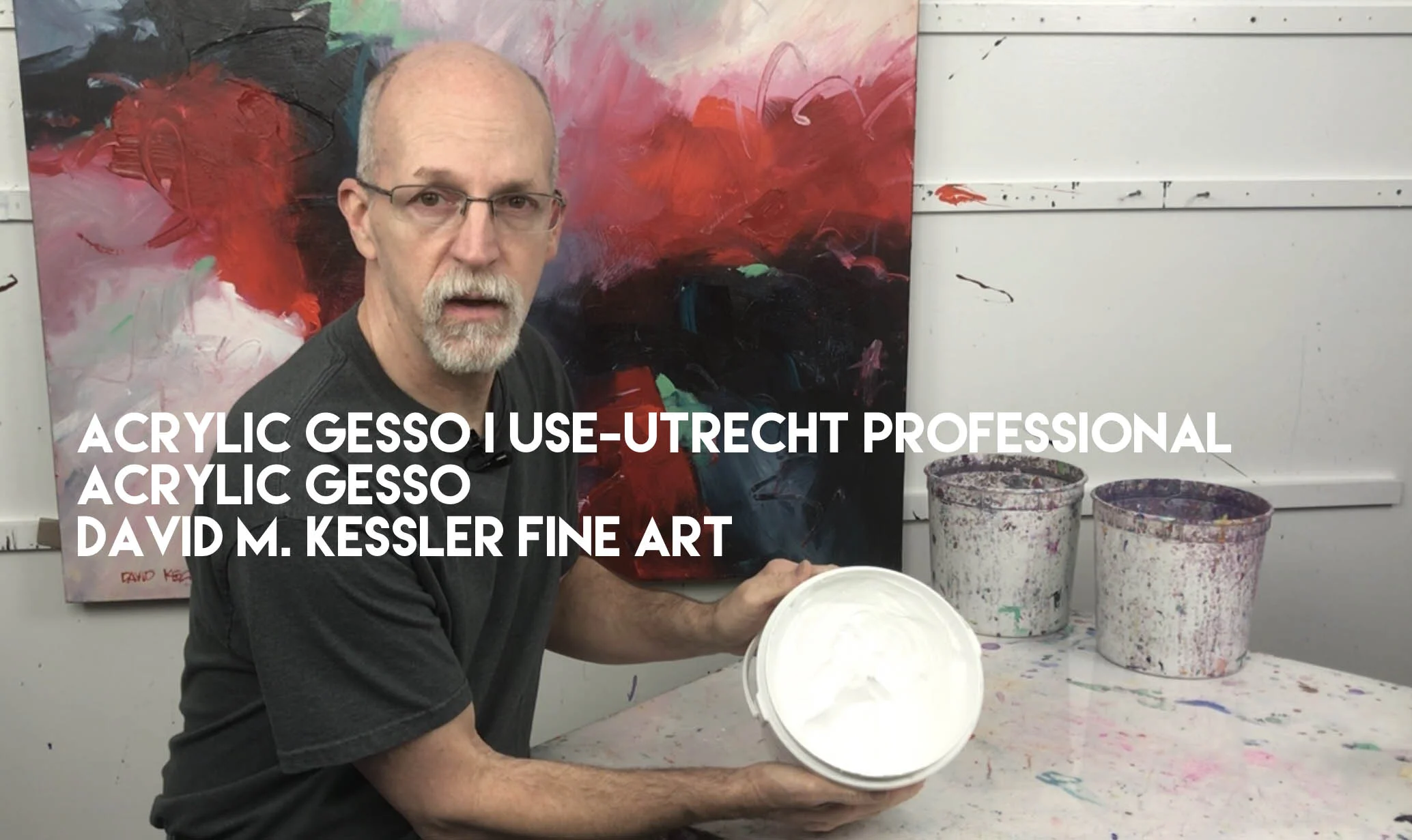 Acrylic Gesso I Use-Utrecht Gesso