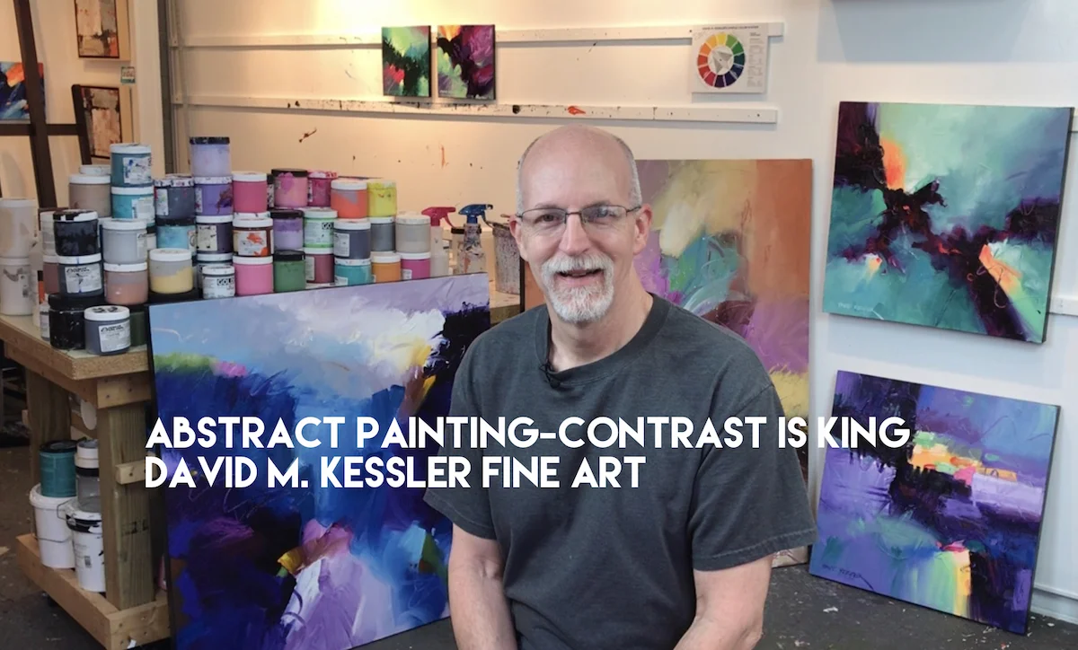 Abstract Painting - Contrast is King