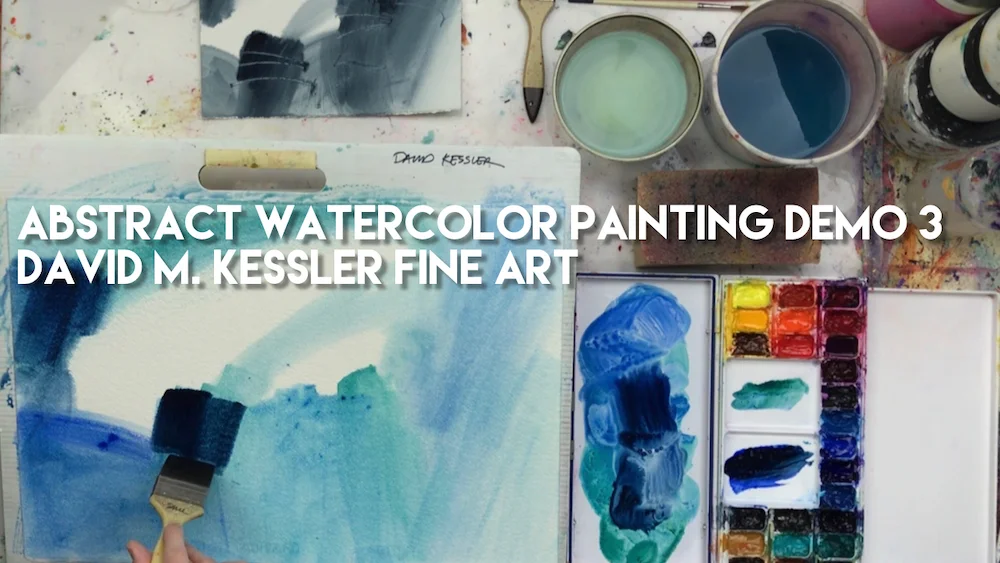 Abstract Watercolor Painting Demo 3