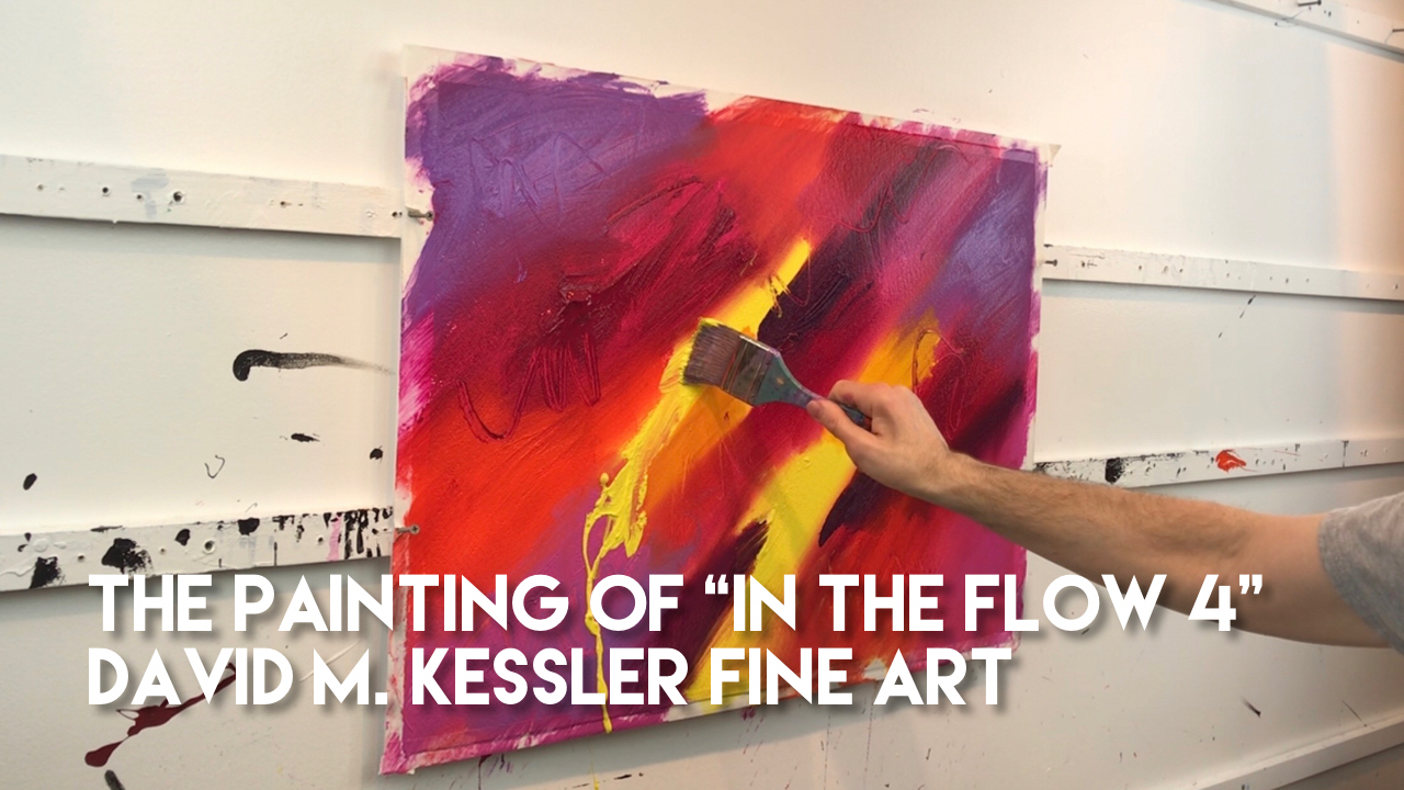 The Painting of "In The Flow 4"