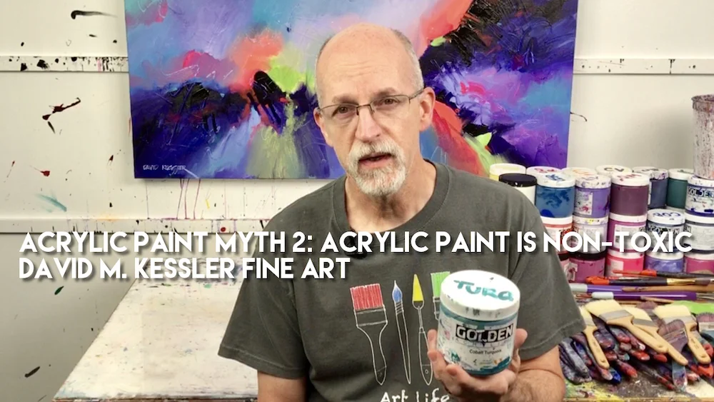 Acrylic Painting Myth 2: Acrylic Paint is Non-Toxic