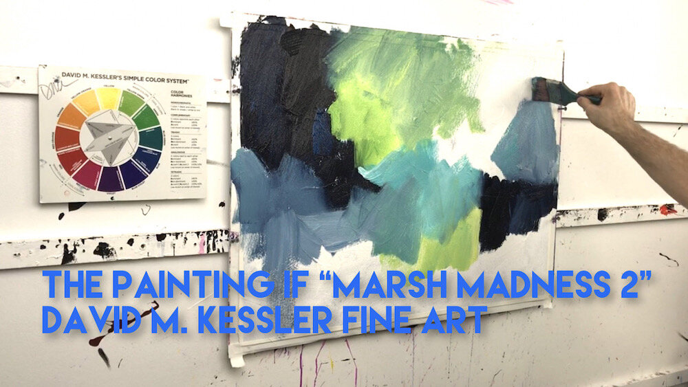 The Painting of "Marsh Madness 2"