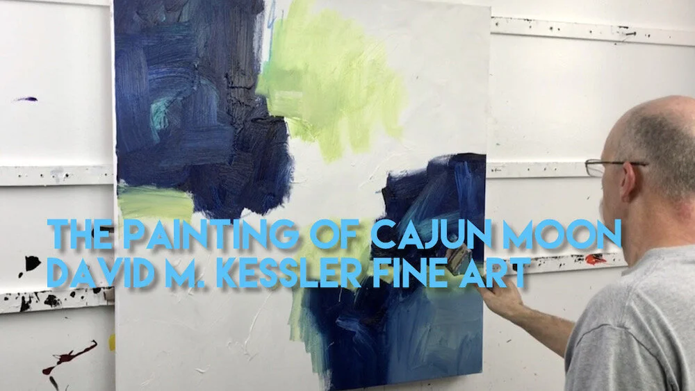 The Painting of "Cajun Moon"