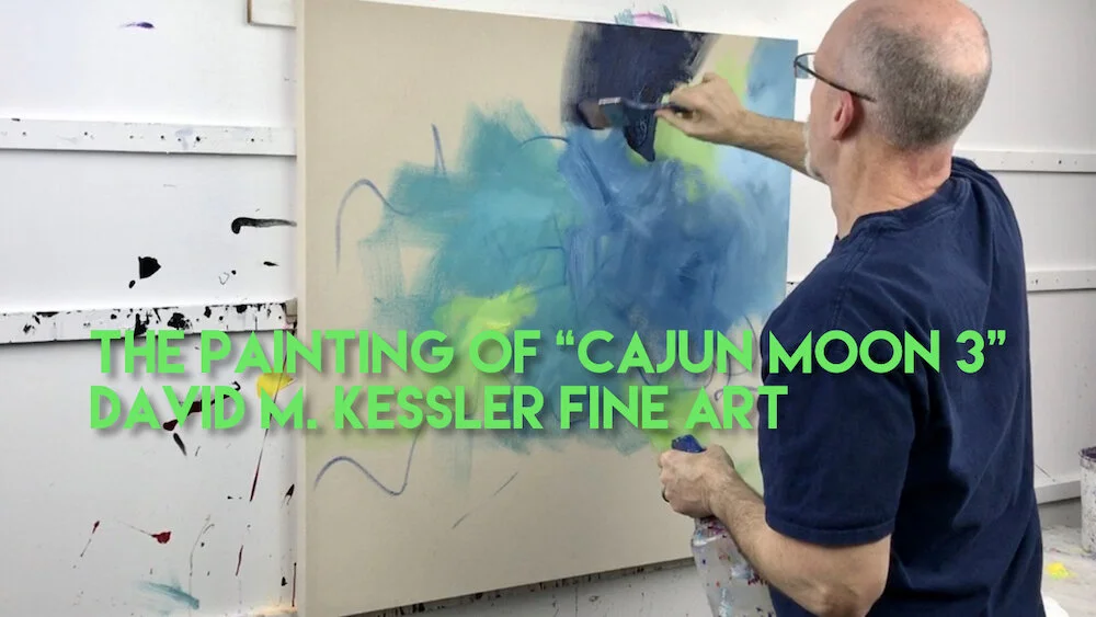 The Painting of "Cajun Moon 3"