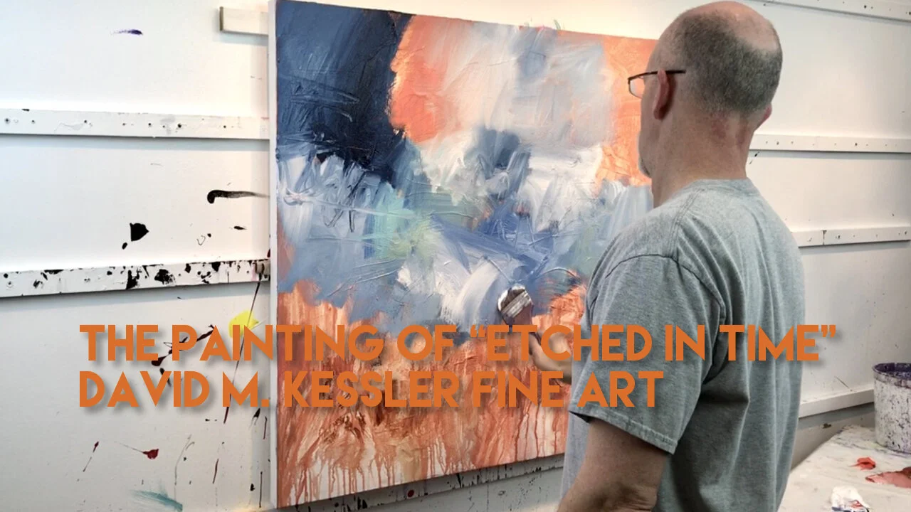 The Painting of "Etched in Time" 