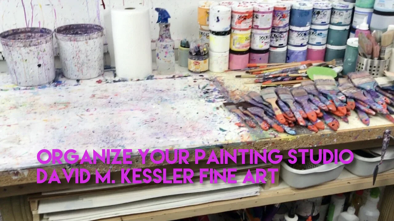 Organize Your Painting Studio