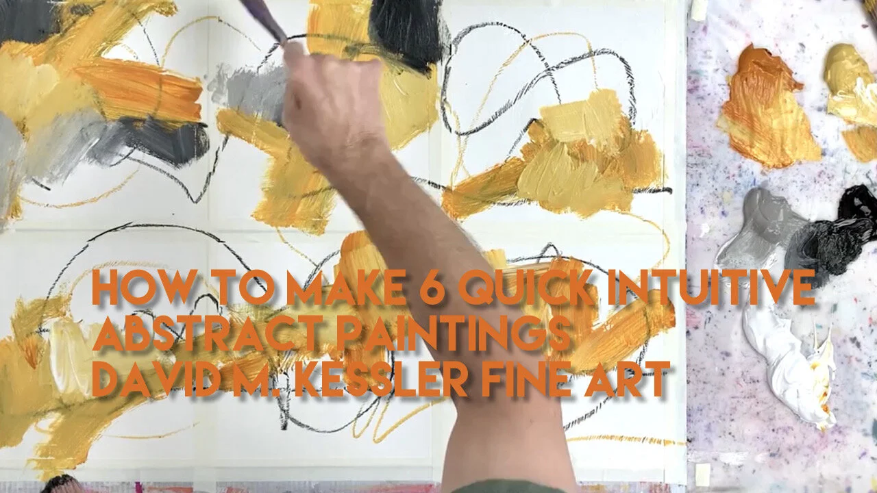 How to Make 6 Quick, Intuitive Abstract Paintings