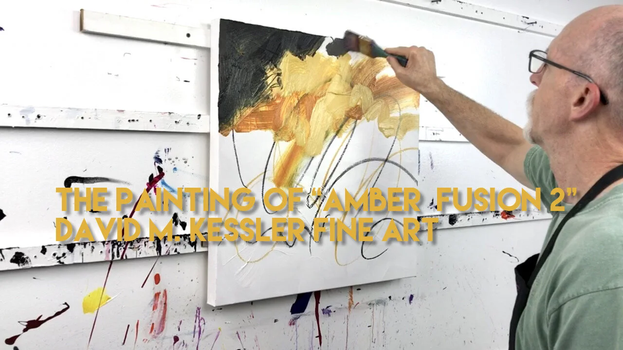 The Painting of "Amber Fusion 2"