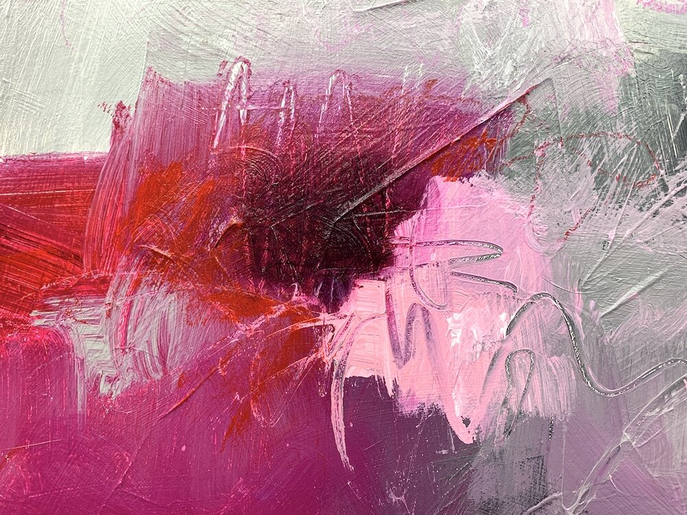 Twilight 22x30 Acrylic and Art Crayons on Paper-David M. Kessler Fine Art